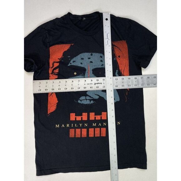 Marilyn Manson Graphic T-shirt Women XS Black Short Sleeve Music - Picture 5 of 5